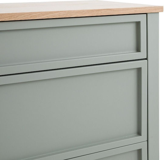 Wooden Bedroom Chest of Drawers with 4 Drawers 106x50x99.8cm