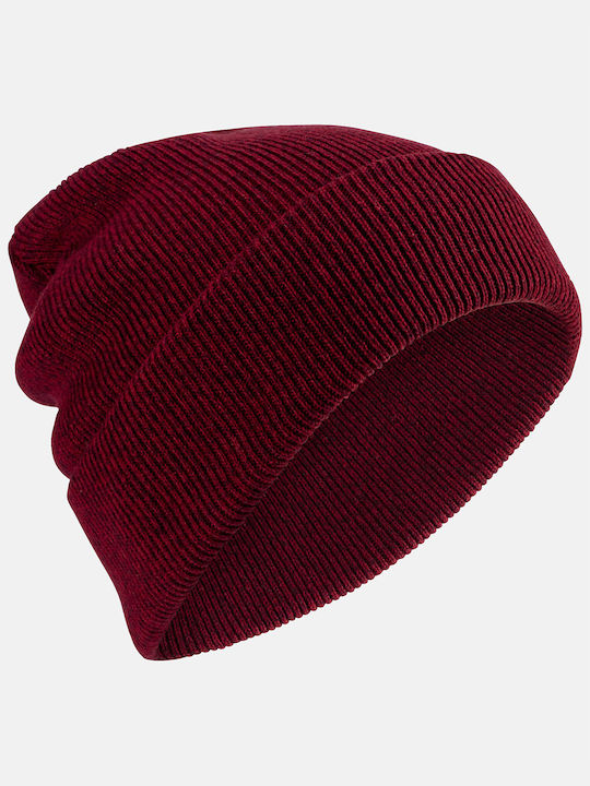 Camel Active Beanie Ανδρικός Σκούφος με Rib Πλέξη σε Κόκκινο χρώμα