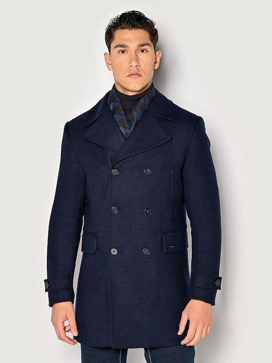 Sogo Men's Coat Blue