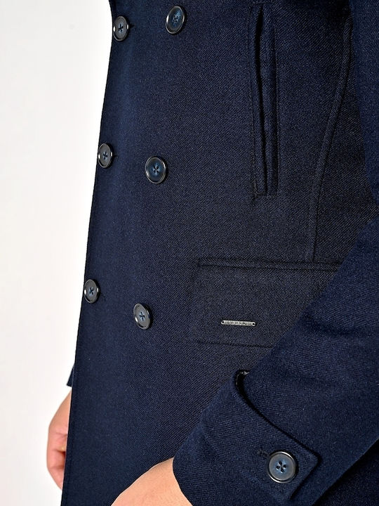 Herren Mantel Blue