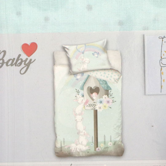 Baby Bettbezug Set mit Kissenbezug Physical 100x135cm.
