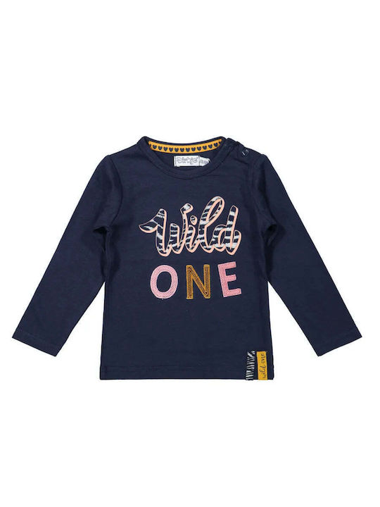 Dirkje Kids Blouse Long Sleeve Blue