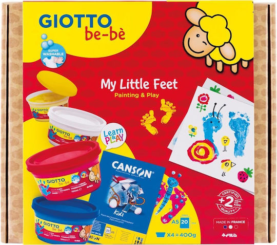 Giotto Finger Paints Set 100ml 4pcs