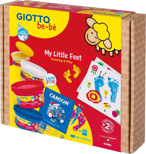 Giotto Finger Paints Set 100ml 4pcs