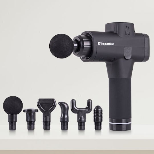 inSPORTline Gun Massage for the Neck, the Head, the Waist, the Back, the Legs, the Body & the Hands with Vibration