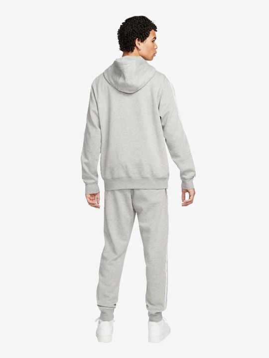 Club Fleece Sweatpants Set mit Gummizug Grau Heather / Weiß