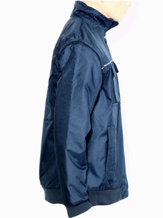 Fageo Work Jacket with Fleece Lining Black