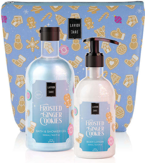 Lavish Care Frosted Ginger Cookies Σετ Περιποίησης για Ενυδάτωση & Καθαρισμό Σώματος Ginger Cookies 3τμχ