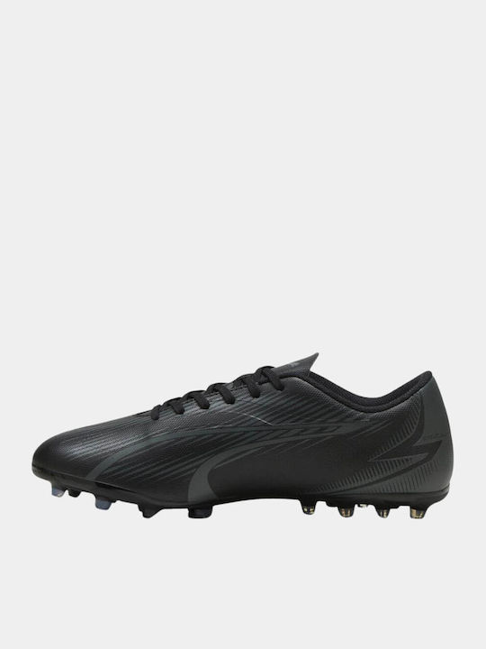 PUMA Ultra Play Ποδοσφαιρικά Παπούτσια με Τάπες MG Μαύρα