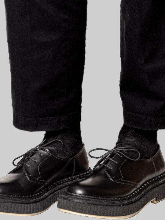 Men's Leather Oxfords Black