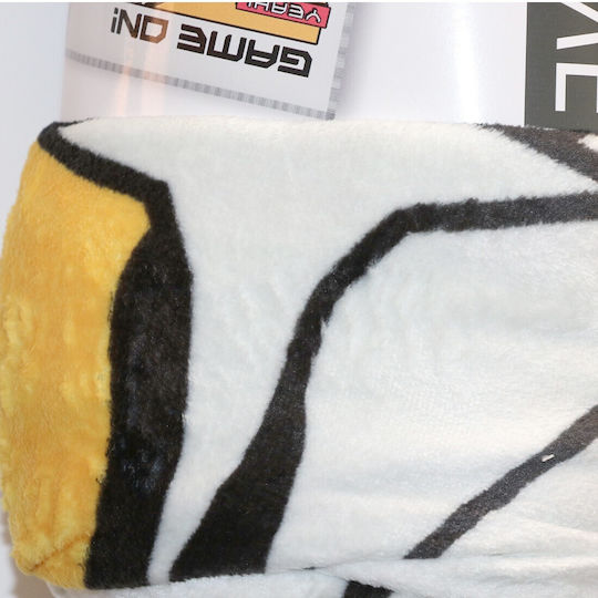Κουβέρτα Fleece Gamer ΛΕΥΚΟ 150x200εκ.