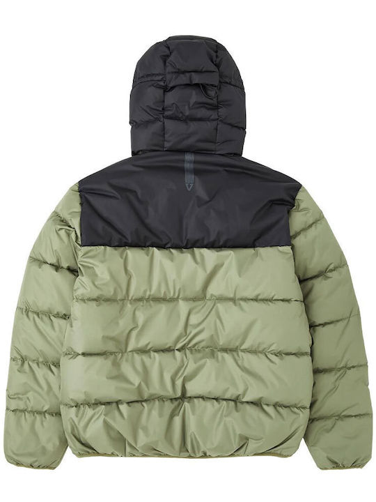 Vissla Men's Winter Puffer Jacket Waterproof Surplus Green