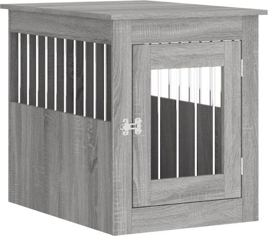 vidaXL Dog House Outdoor Gray 55x75x65cm
