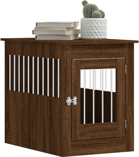 vidaXL Dog House Outdoor Brown 55x80x68cm