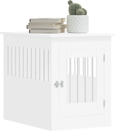 vidaXL Dog House Outdoor White 55x80x68cm
