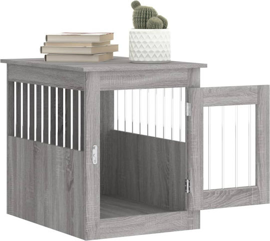 vidaXL Dog House Outdoor Gray 55x75x65cm