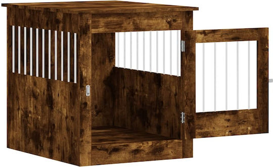 vidaXL Dog House Outdoor Brown 64.5x80x71cm