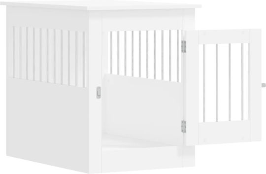 vidaXL Dog House Outdoor White 55x80x68cm