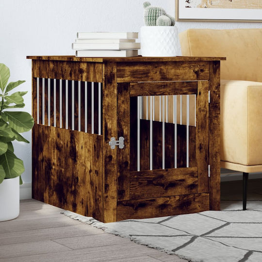 vidaXL Dog House Outdoor Brown 64.5x80x71cm