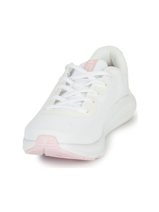 Under Armour Charged Pursuit 3 Tech Γυναικεία Αθλητικά Παπούτσια Running White / Prime Pink