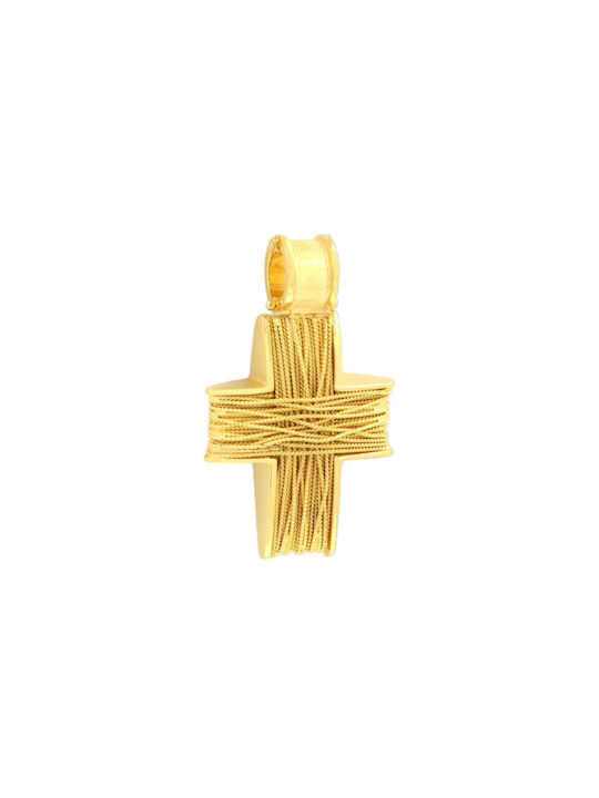 Q-Jewellery Gold Cross 18K