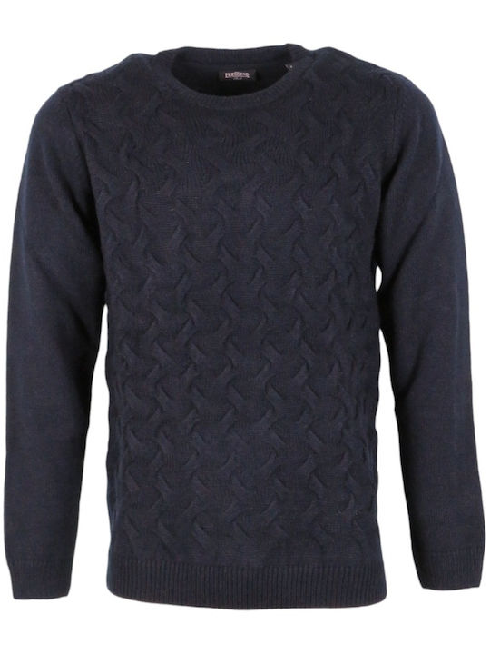 Pre End Men's Long Sleeve Sweater BLUE