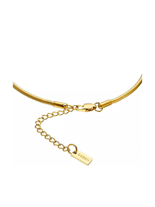 Oxzen Chain Neck Gold-plated Thin Thickness 2.5mm