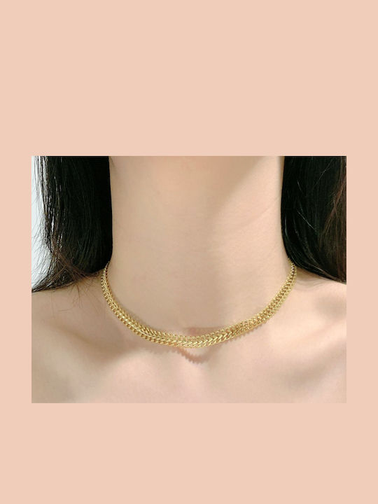 Callajewels Kette Nacken Vergoldet Aus Stahl
