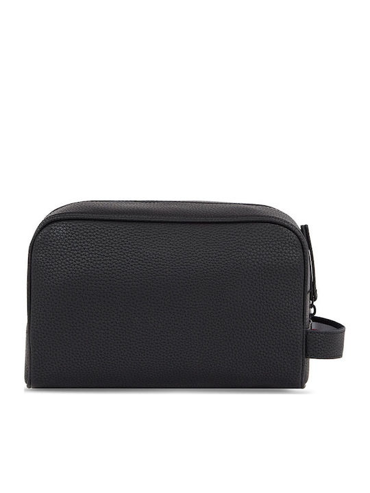 Herren Necessaire in Schwarz Farbe 22cm