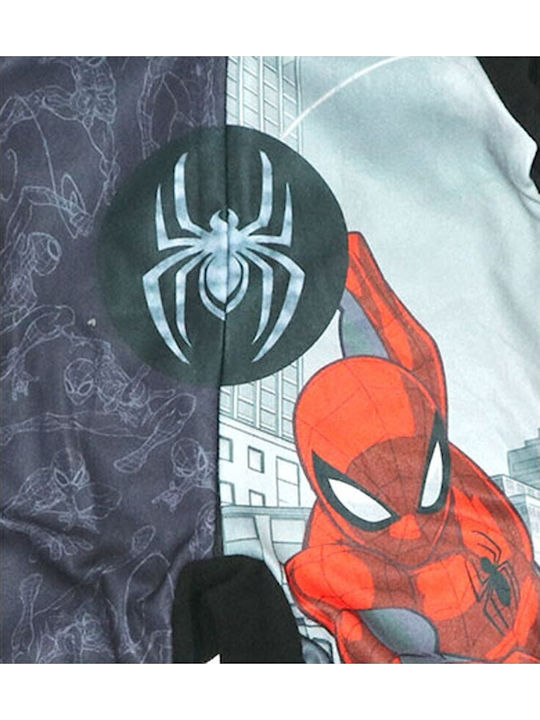 Marvel Παιδική Πιτζάμα Ολόσωμη Χειμωνιάτικη Fleece Μαύρο Marvel Παιδική Πιτζάμα Ολόσωμη Χειμωνιάτικη Fleece Μαύρο