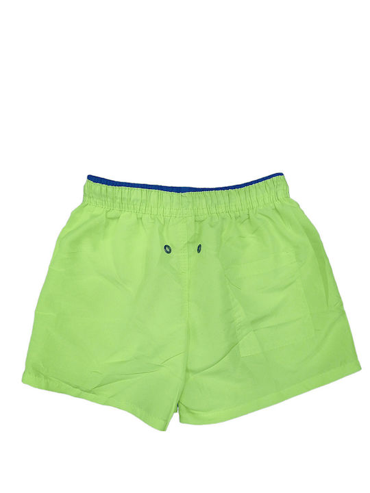 GaFashion Shark One Plus Kids Swimwear Swim Shorts Lime - Yellow