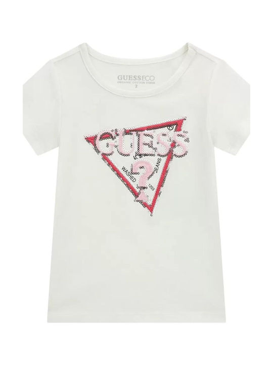 Guess Tricou pentru copii Alb