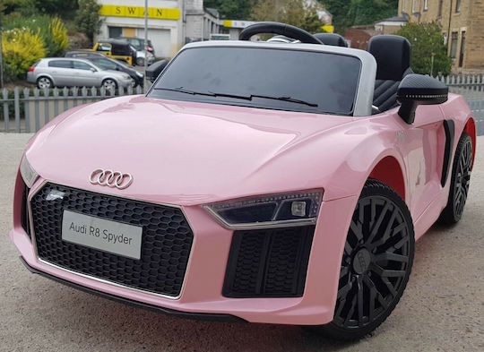 R8 Spyder Διθέσιο με Τηλεκοντρόλ Licensed 12 Volt Ροζ