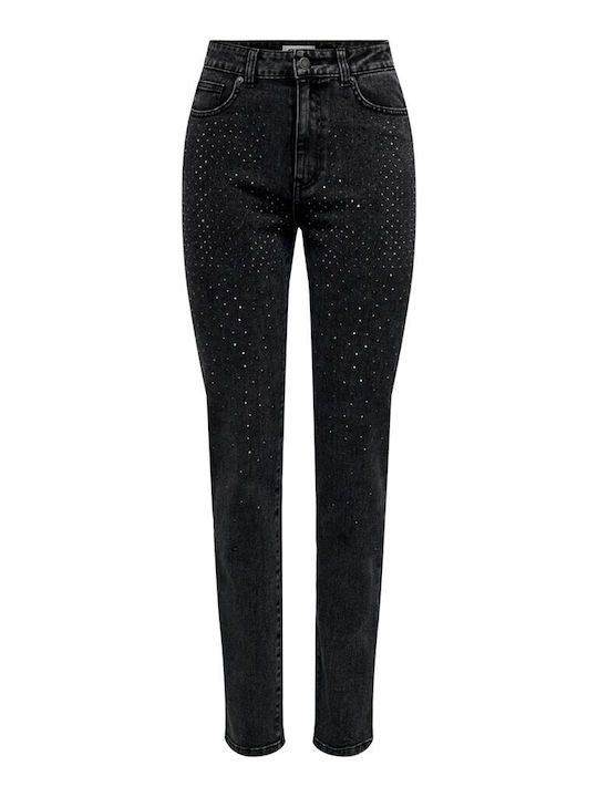 Only Hw Women's Jean Trousers Washed Black