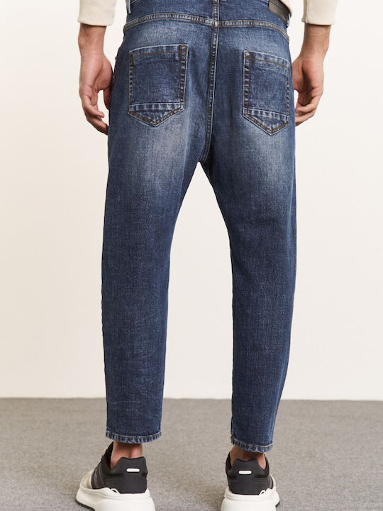 Edward Jeans Ανδρικό Παντελόνι Τζιν Medium Blue Denim