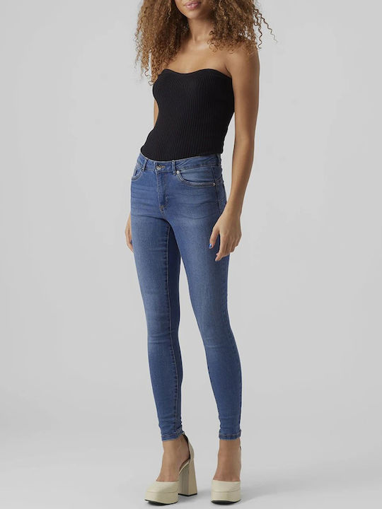 Γυναικείο Jean Παντελόνι σε Slim Εφαρμογή Medium Blue Denim