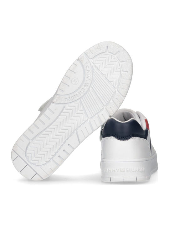 CUT LACE-UP Kids Sneakers White