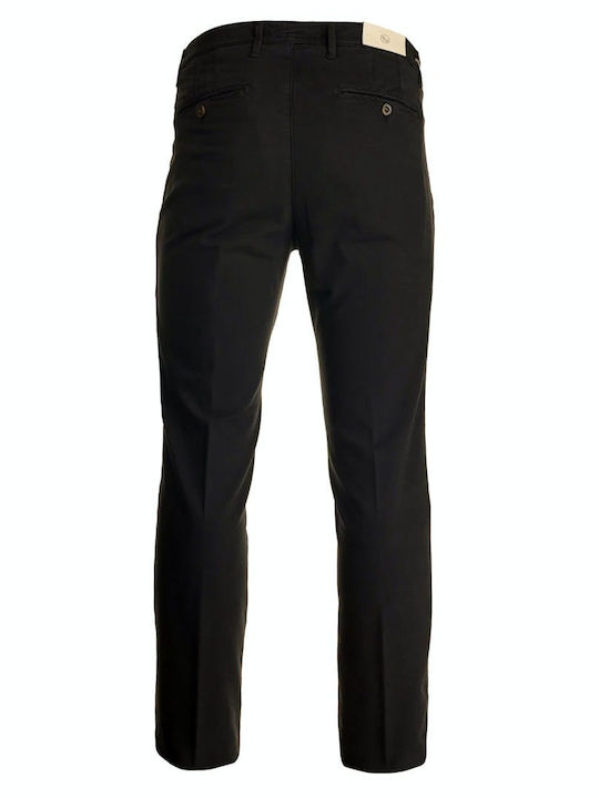 Fourten Industry Men's Trousers Chino in Slim Fit Black