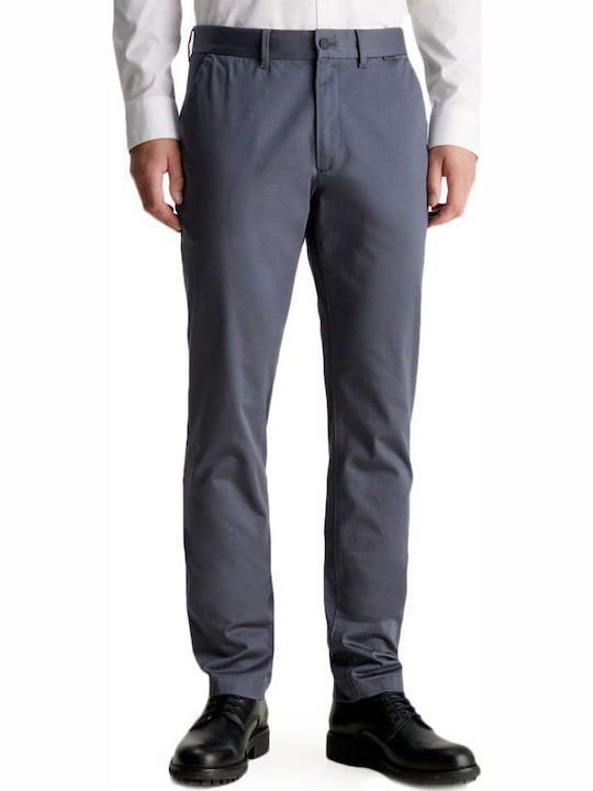 Men's Chino Trousers Elastic Slim Fit Iron Gate