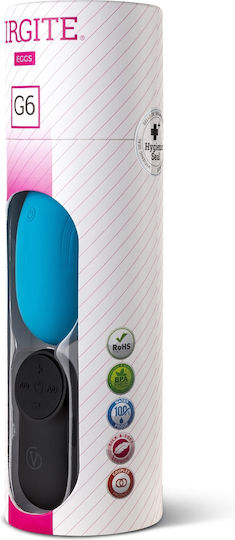 Virgite Vibrator Egg Light Blue