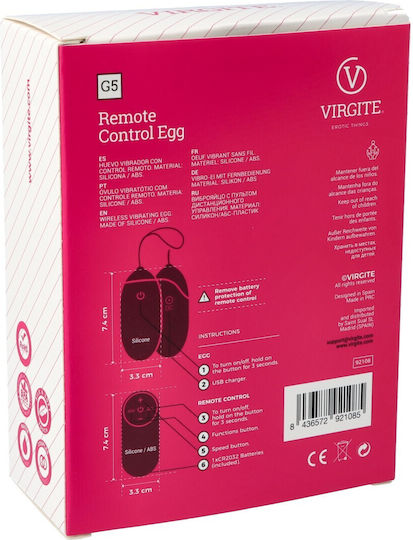 Virgite Vibrator Ei Rosa
