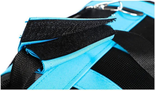 Umhängetasche für Hunde / Katzen bis 5.5kg Light Blue L25xB42xH26cm.