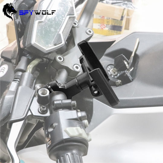 Spywolf Mount Phone Motorcycle with Adjustable Arm 3.5-6.5" for Steering Wheel
