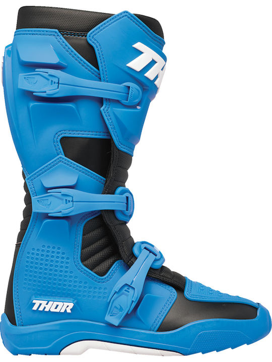 Thor MX Blitz XR Ανδρικές Μπότες Motocross Δερμάτινες Blue/Black