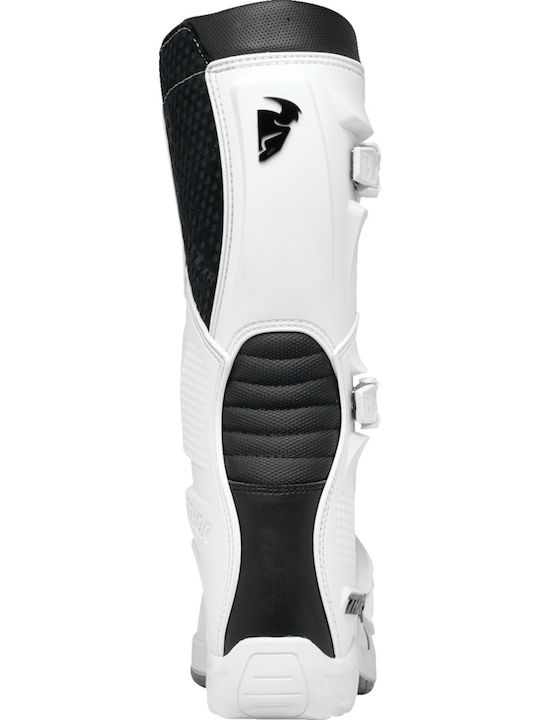 Thor MX Blitz XR Ανδρικές Μπότες Motocross Δερμάτινες White/Black
