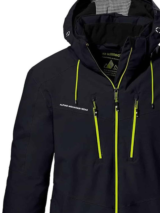 Killtec Ksw 38698-200 Männer Jacke aus für Ski & Snowboard Schwarz