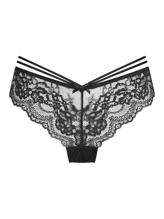 Hunkemöller Femeie Brazilia cu Dantelă Negru