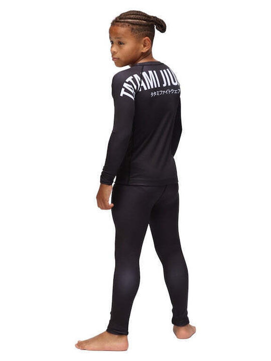 Tatami Fightwear Детска Тениска 22-KRG-012 за Джиу-джицу Черен