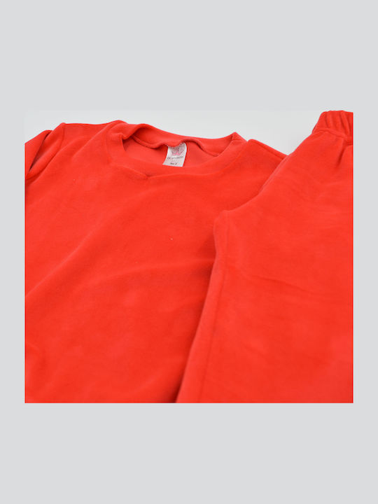Kids Sweatpants Set Red 2pcs