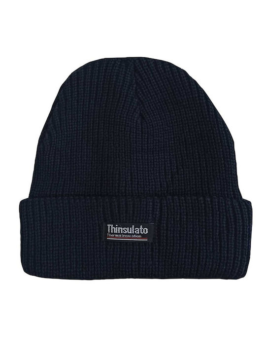 Beanie Unisex Fleece - Polar Beanie in Albastru color